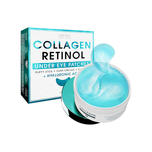 Under Eye Patches For Puffy Eyes And Dark Circles - Retinol Collagen Under Eye Masks - Reduce Wrinkles & Bags - Skin Treatment Pads - Anti Aging Moisturizer Mask For Women Gift - 60 Eye Gel Pads